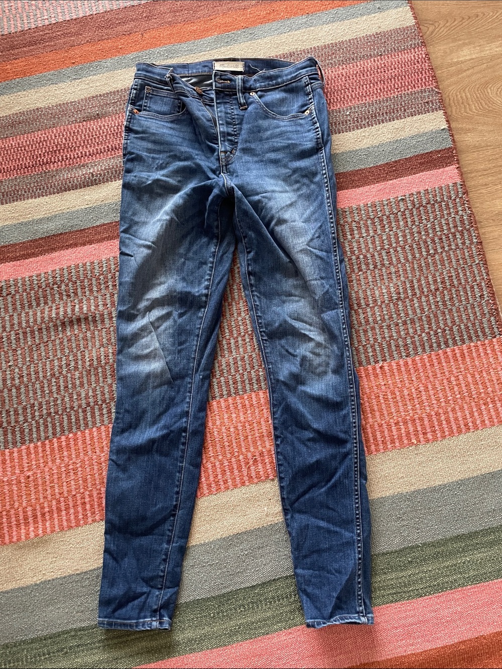 Madewell blue denim jeans